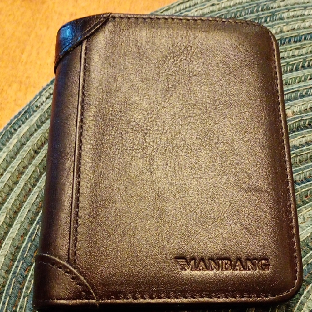 Black Leather Key & Card Holder
